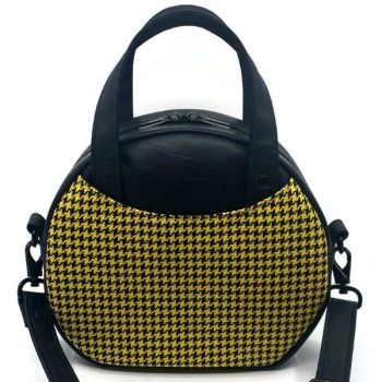 Handbag Yellow Houndstooth